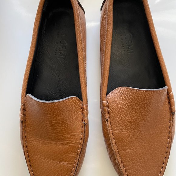 M.Gemi The Felize Drivers - EUC - Leather Cappuccino Tan Size 36.5 - Picture 5 of 6